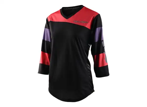 Troy Lee Designs Mischief women's jersey 3/4 sleeve Rugby firecracker