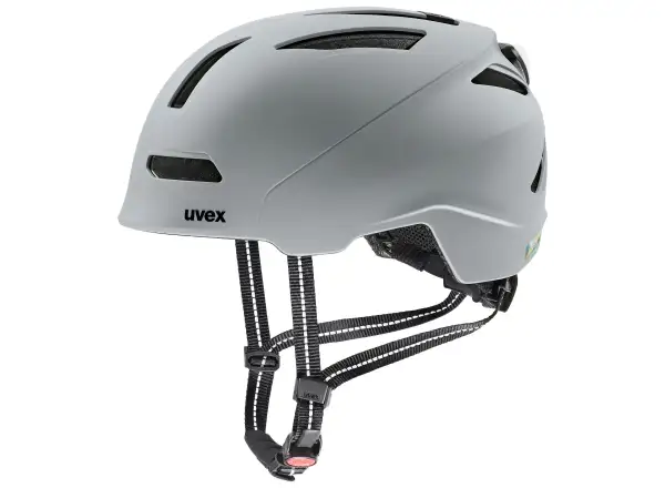 Uvex Urban planet LED helmet Rhino matt