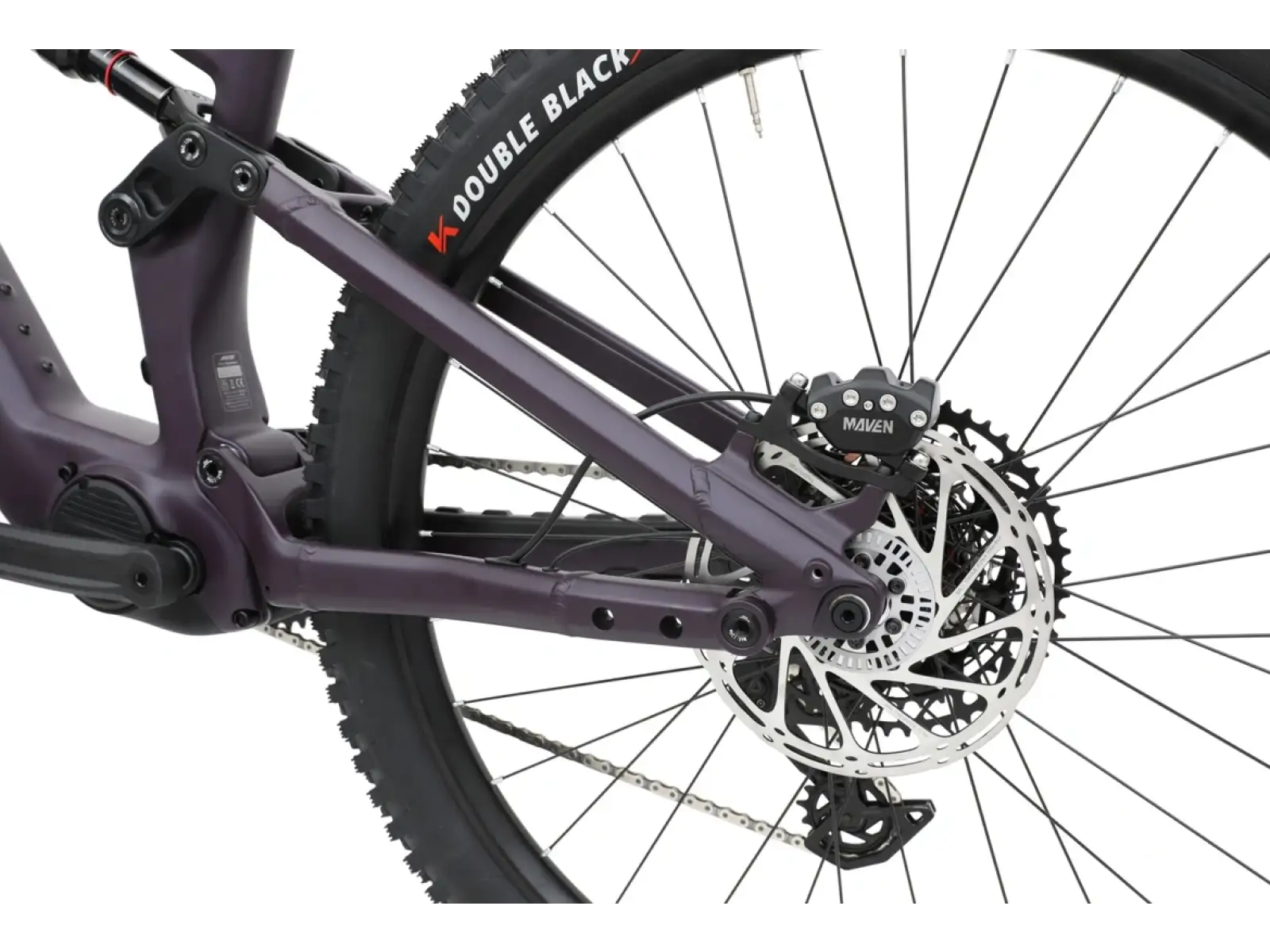 Apache Eagle 1 Avinox 800 Wh purple full-suspension electric bike