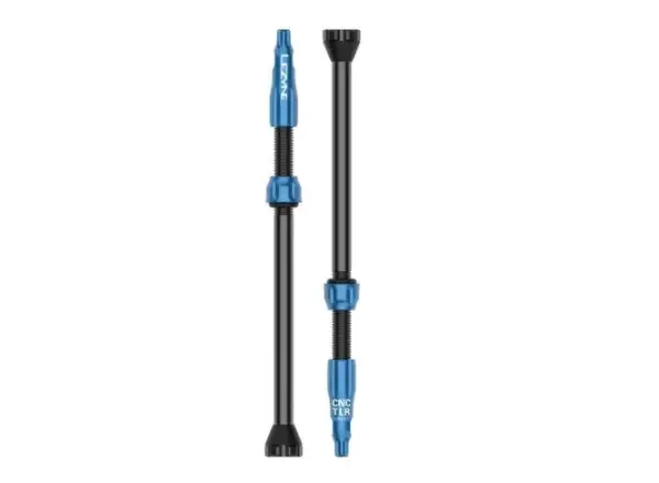 Lezyne CNC TLR Valve tubeless valve 60 mm blue