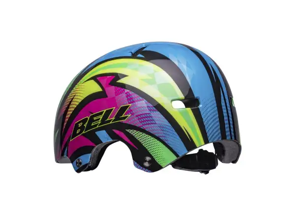Bell Span helmet Blue/Magenta Psycho