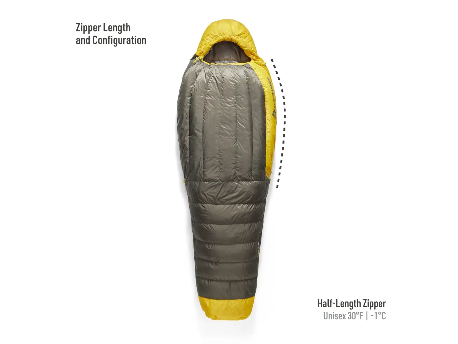 Sea To Summit Spark Down Regular sleeping bag -1C Beluga