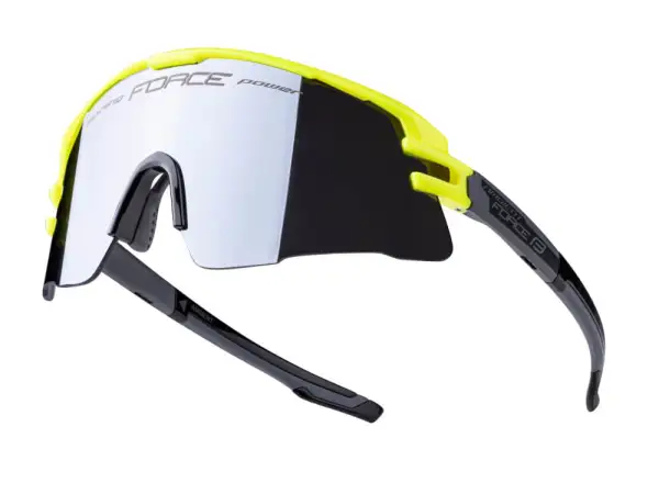 Force Ambient cycling glasses fluo/grey, black mirror lenses