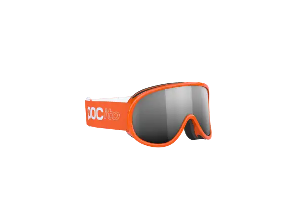 POC POCito Retina kids ski goggles Fluorescent Orange/Partly Sunny Silver