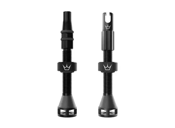 Peatys Holeshot Fast Flow tubeless valves 42 mm Black
