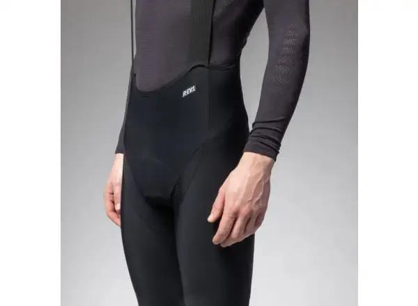 Alé R-EV1 Clima Warm Plus 2.0 men's winter bib tights with insert Black