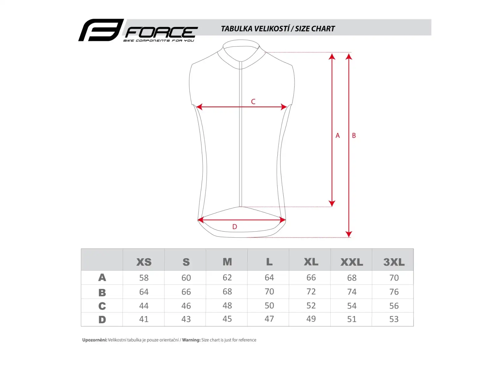 Force Vision windproof vest fluo