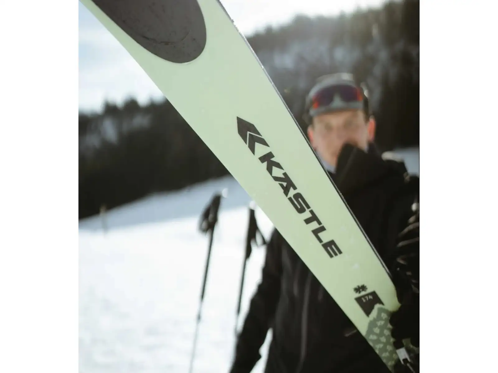 Kästle TX87 Up + Basic Skin touring skis + Tour 9 CA bindings set