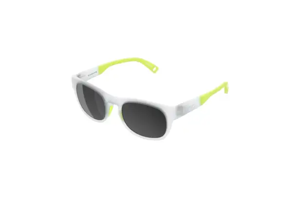 POC Evolve Transparant children's glasses Crystal/Fluorescent Limegreen