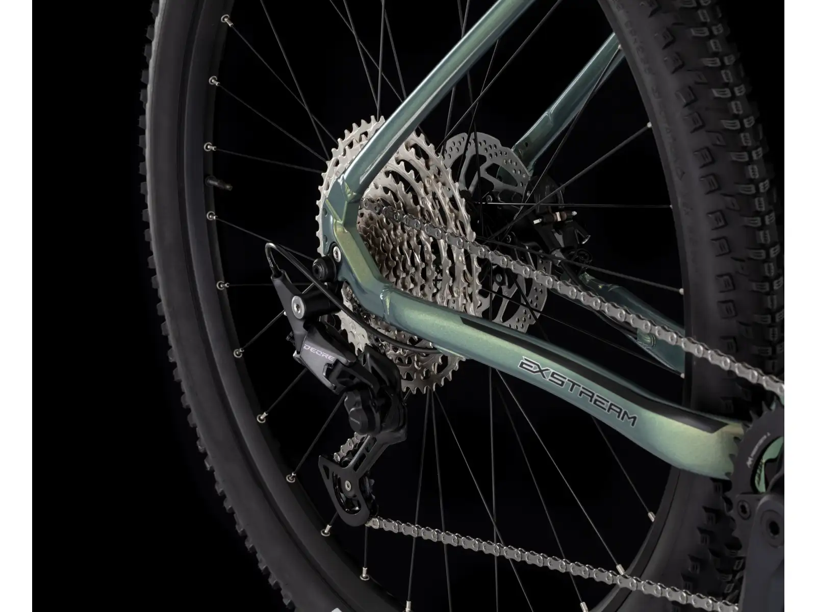 4EVER Exstream Team 820 mountain e-bike Snake green/hologram