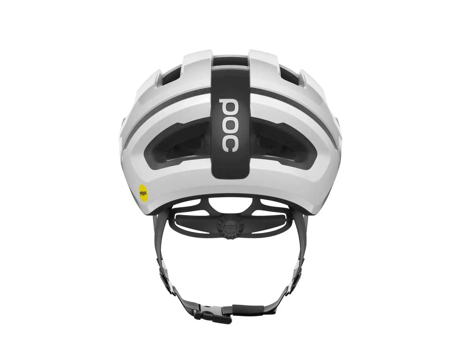 POC Omne Air MIPS helmet Hydrogen White/Uranium Black Matt/Logo