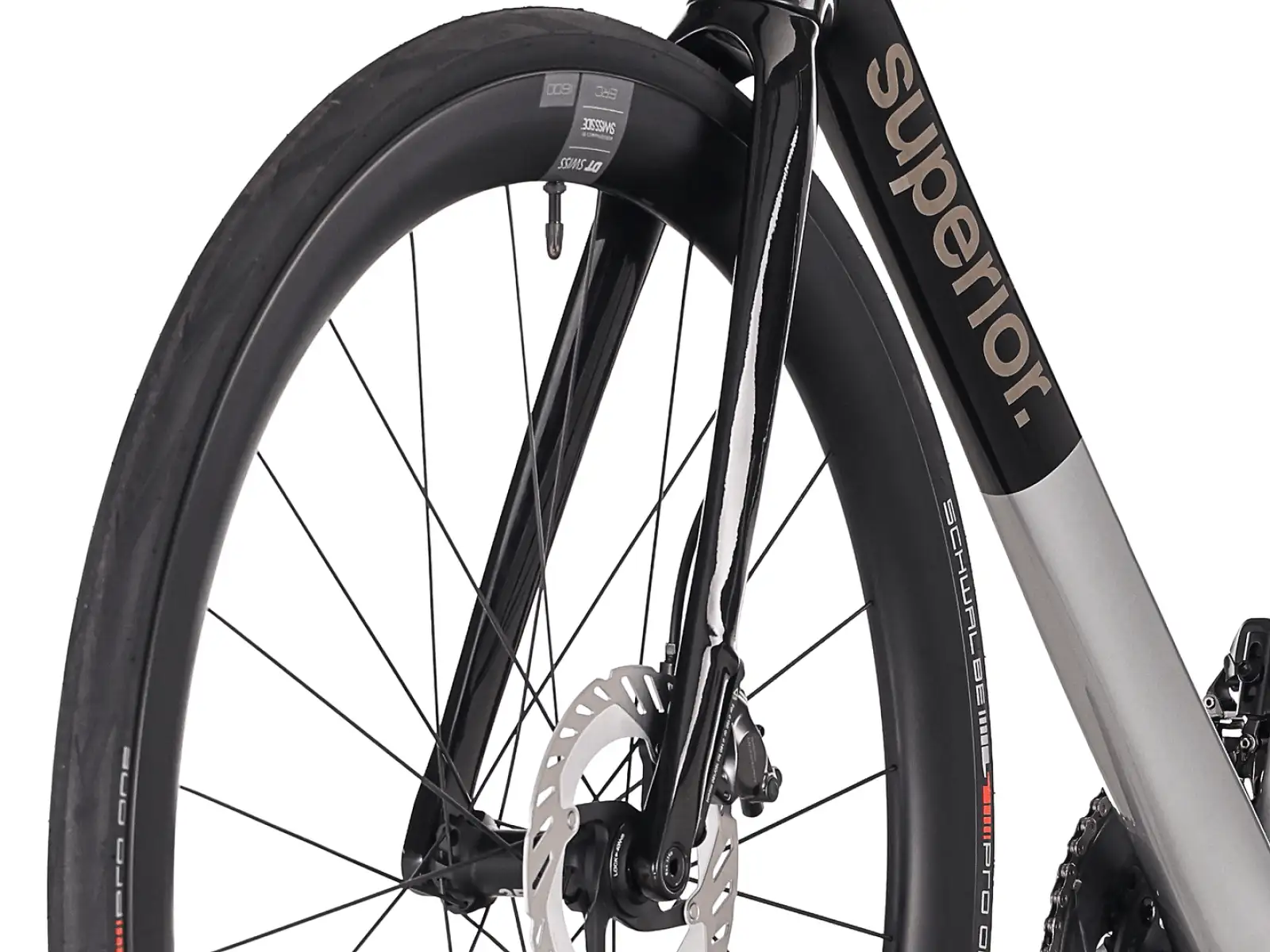 Superior RR 9.8 road bike Gloss Chrome Silver/Black Metallic