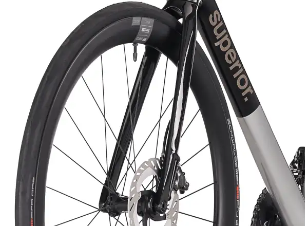 Superior RR 9.8 road bike Gloss Chrome Silver/Black Metallic