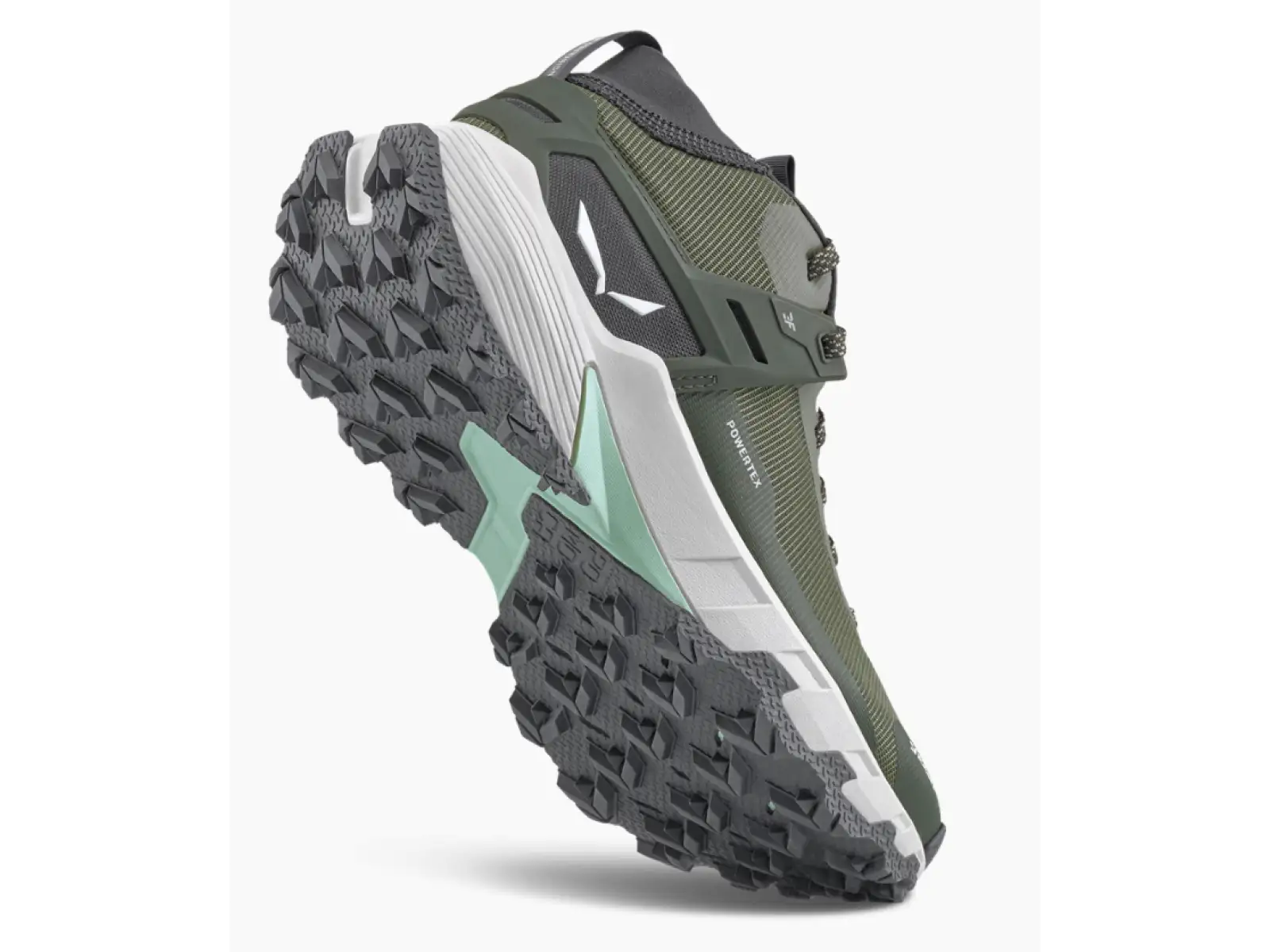 Salewa Pedroc 2 MID PTX women's shoes Faded Green / Dark Olive
