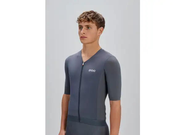 POC Raceday men's jersey short sleeve Sylvanite Grey