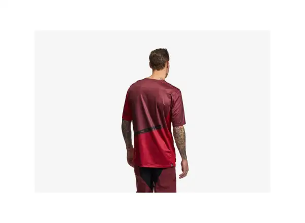 Race Face Indy Men's Short Sleeve Jersey Dark Red