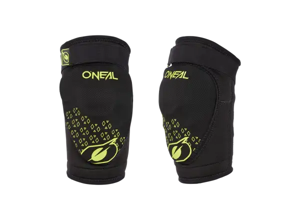 ONeal Dirt V.23 Youth Knee Guards Black/Neon Kids Yellow