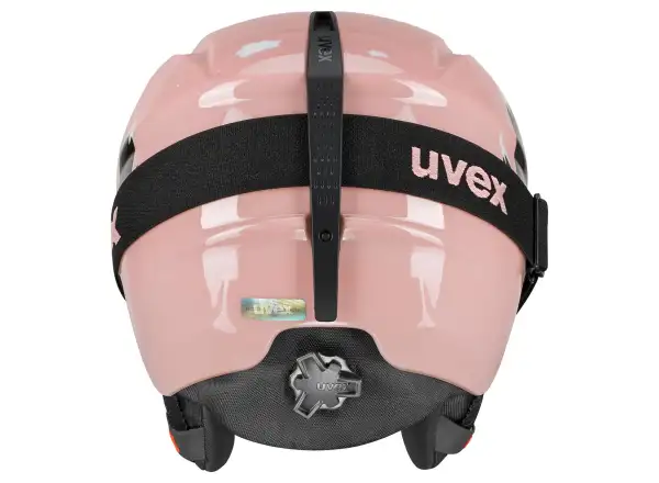 Uvex Viti set ski helmet and goggles pink penguin