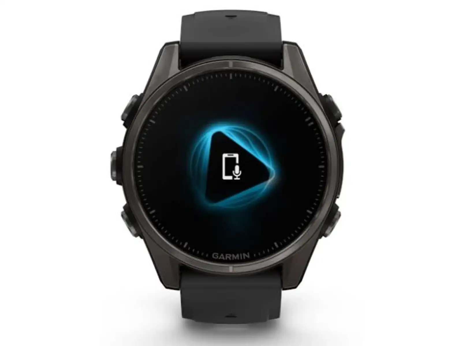 Garmin fenix 8 - 43 mm AMOLED Sapphire smart watch Carbon titanium Black/Pebble grey