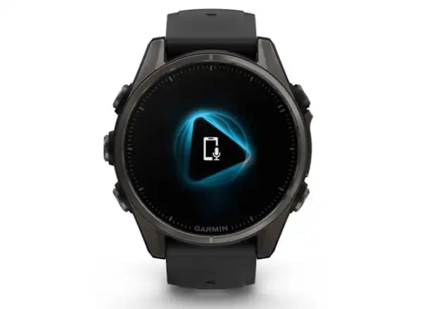 Garmin fenix 8 - 43 mm AMOLED Sapphire smart watch Carbon titanium Black/Pebble grey