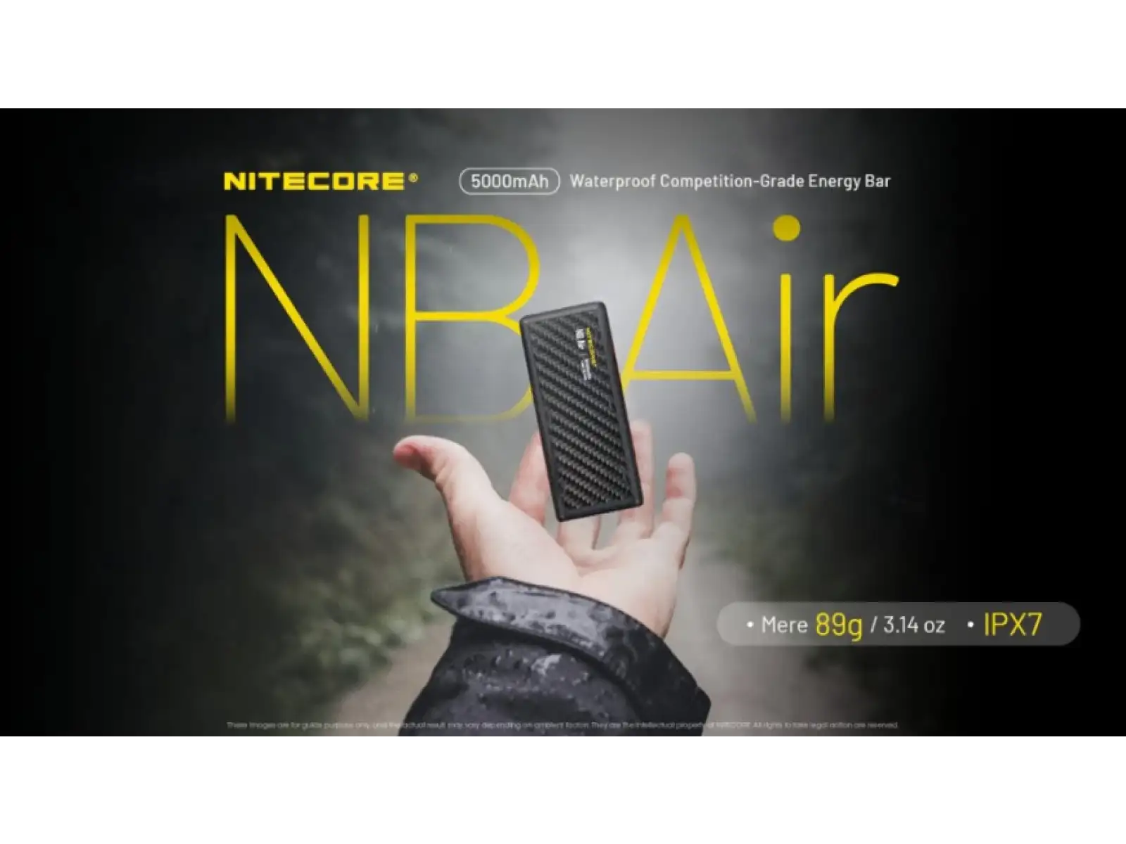 Nitecore NB AIR ultralight power bank with wireless charging