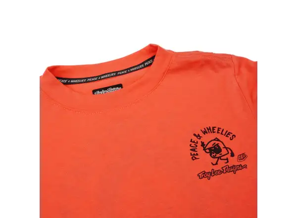 Troy Lee Designs Skyline Ride Tee kids jersey short sleeve P&W Melon
