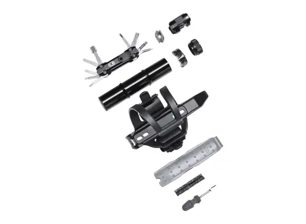 Crankbrothers S.O.S. BC18 bottle cage and tool kit black