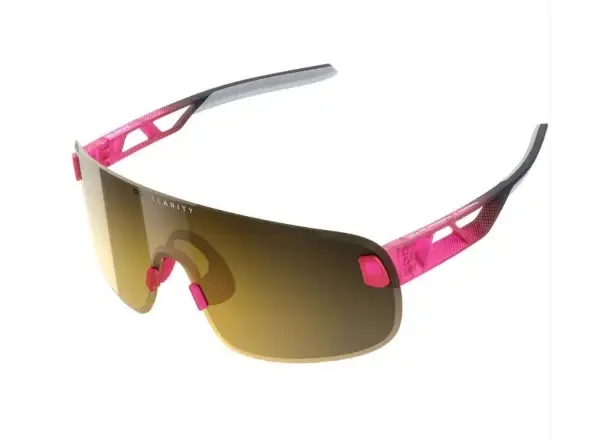 POC Elicit glasses Fluorescent Pink/Uranium Black Translucent