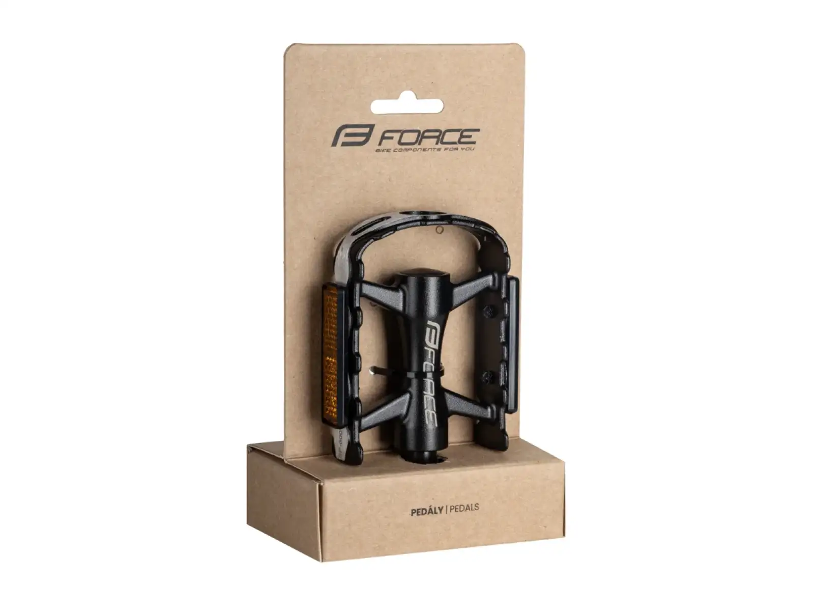 Force 600 Al pedals ball bearings black