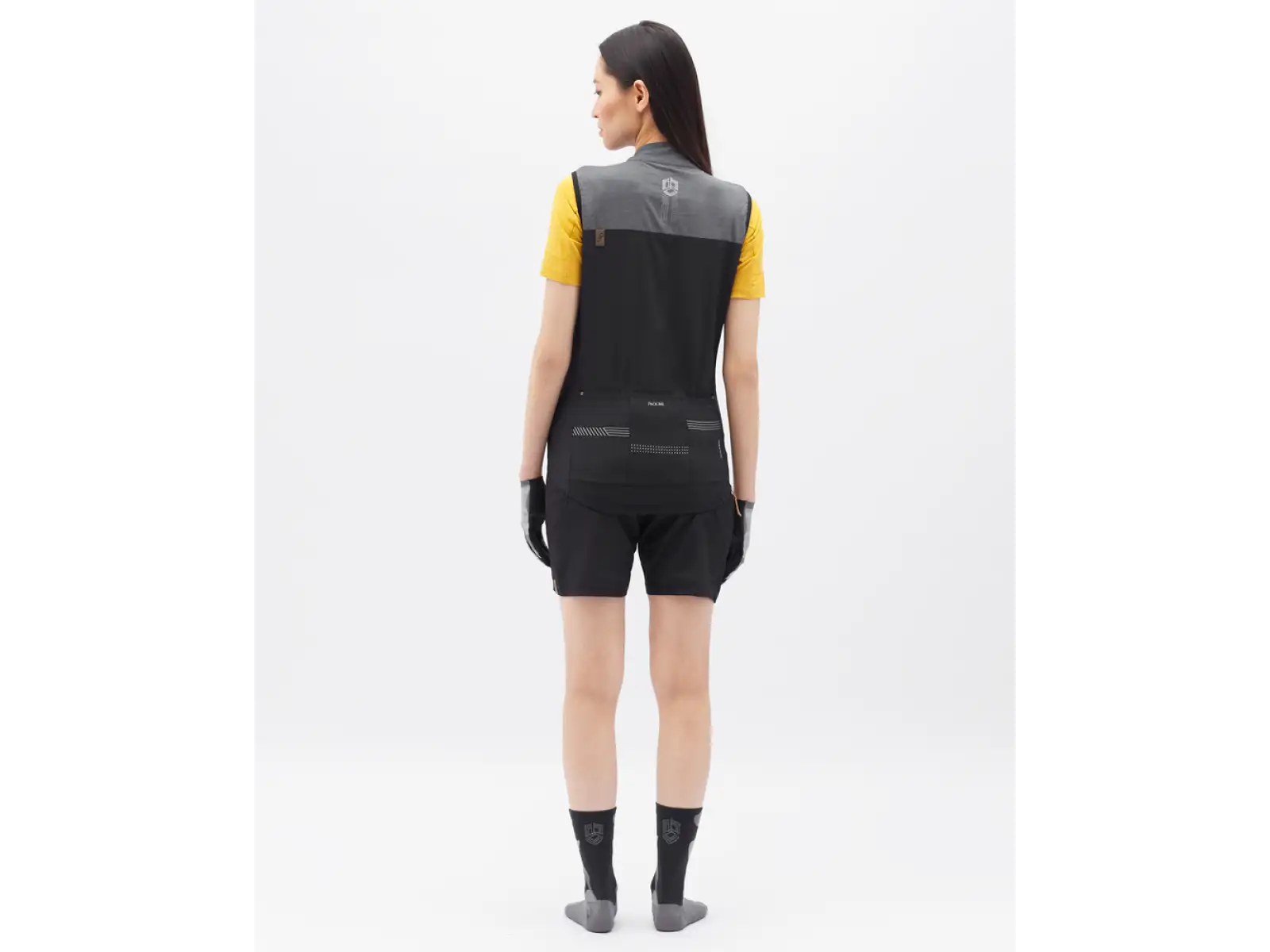 Silvini Caira women's gravel vest Charcoal/Tiger