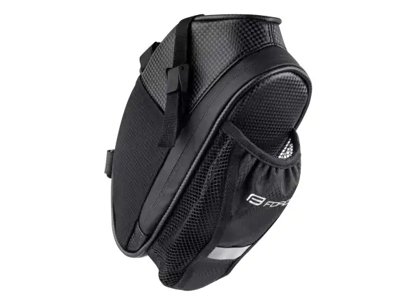 Force Fuse saddlebag 1.2 l + bottle holder net 0.5 l black