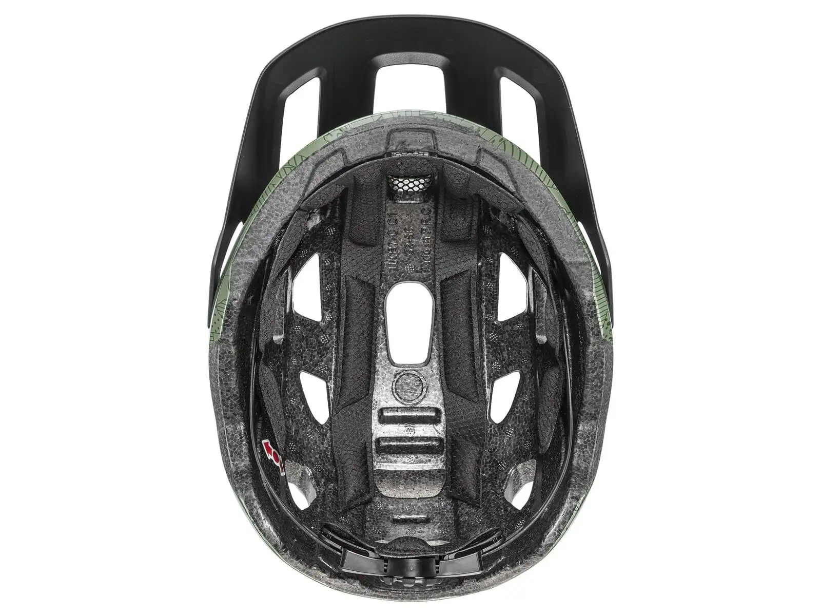 Uvex React JR. helmet Moss Green Altimeter