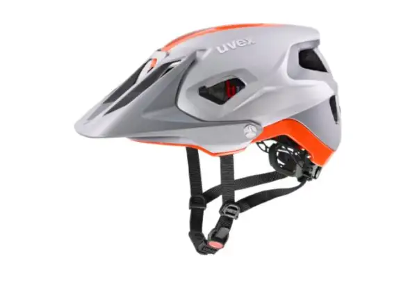 Uvex Quatro Integrale MTB helmet Silver/Orange Mat