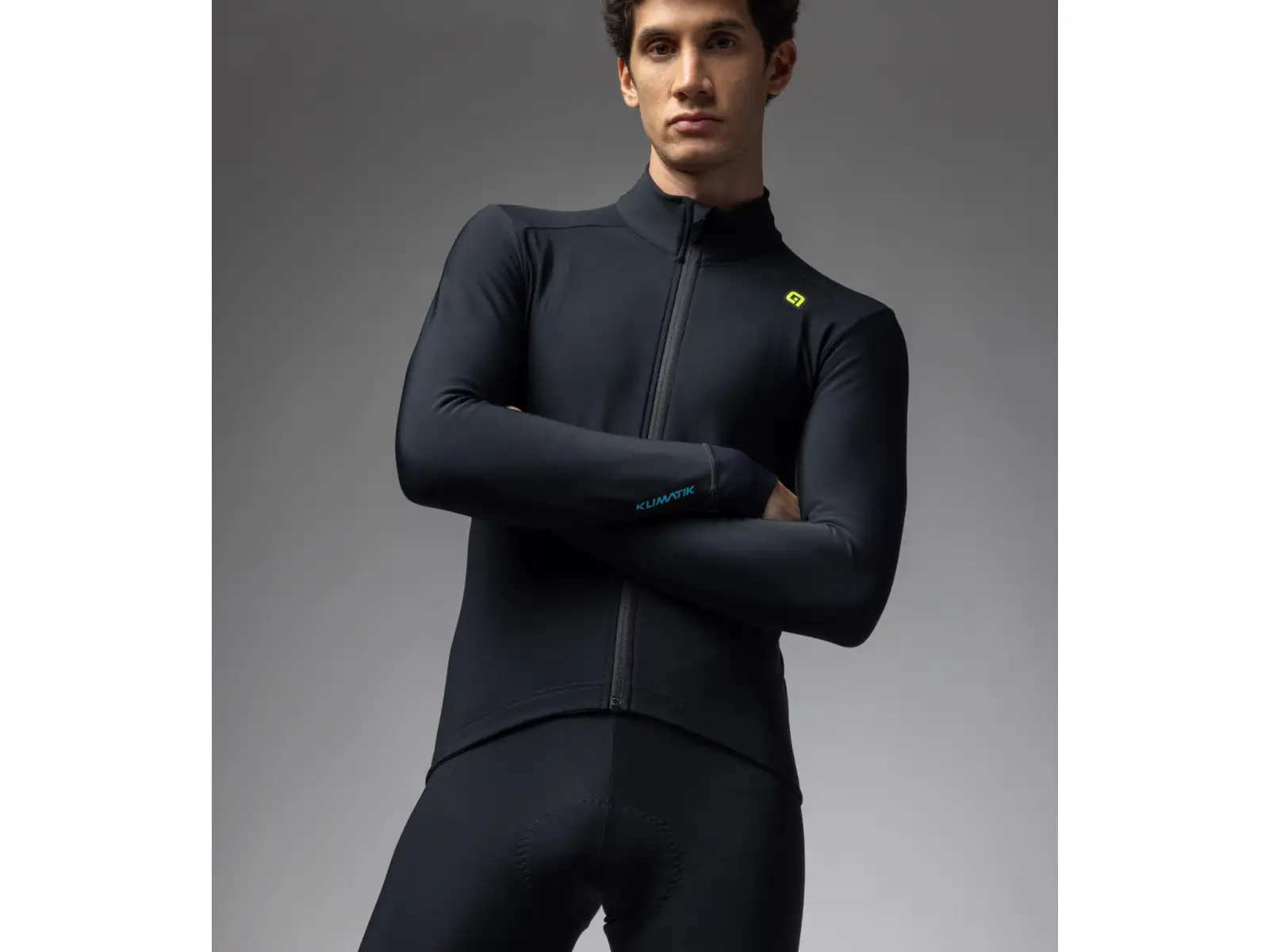 Alé Klimatik K-IDRO men's long sleeve jersey Black