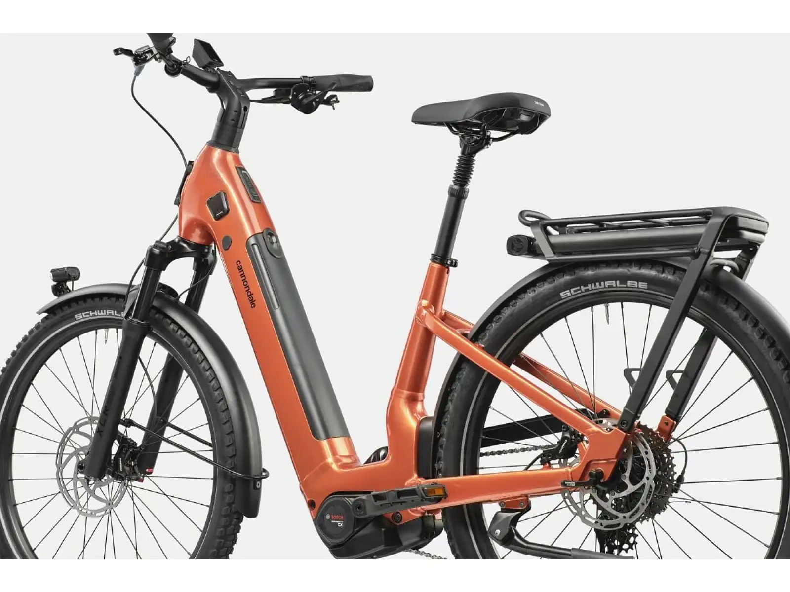 Cannondale Tesoro X 1 LSTH Orange Slice low-step touring e-bike