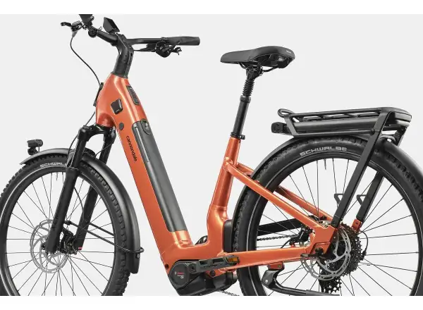 Cannondale Tesoro X 1 LSTH Orange Slice low-step touring e-bike