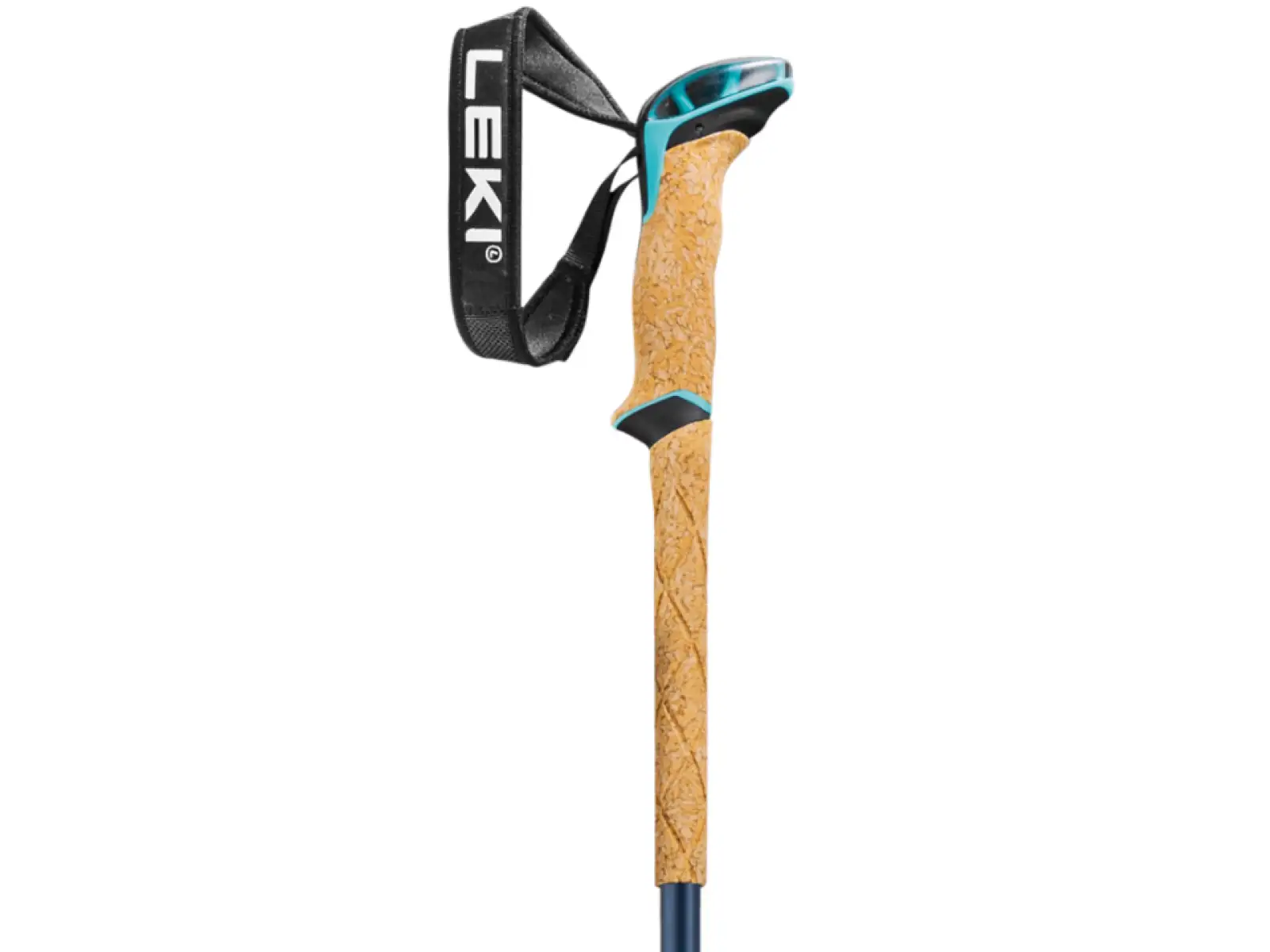 Leki Bernina Lite 2 women's ski touring poles Denim blue/Midnight blue/Mint