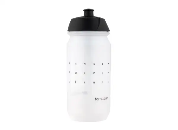 Force Sense cycling bottle 500 ml transparent/black