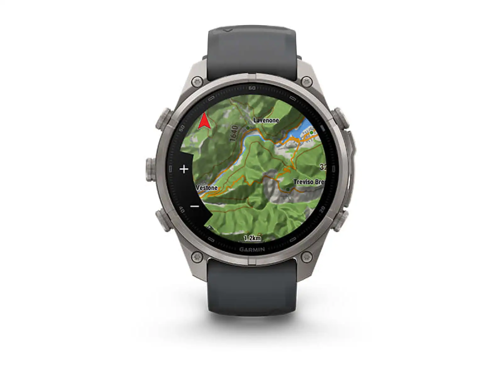 Garmin fenix 9 Pro inReach 43 mm smart watch Carbon gray DLC Titanium Black/Pebble gray