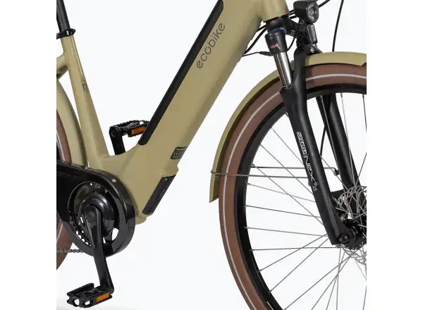 Ecobike X-City city e-bike 468 Wh Cappuccino
