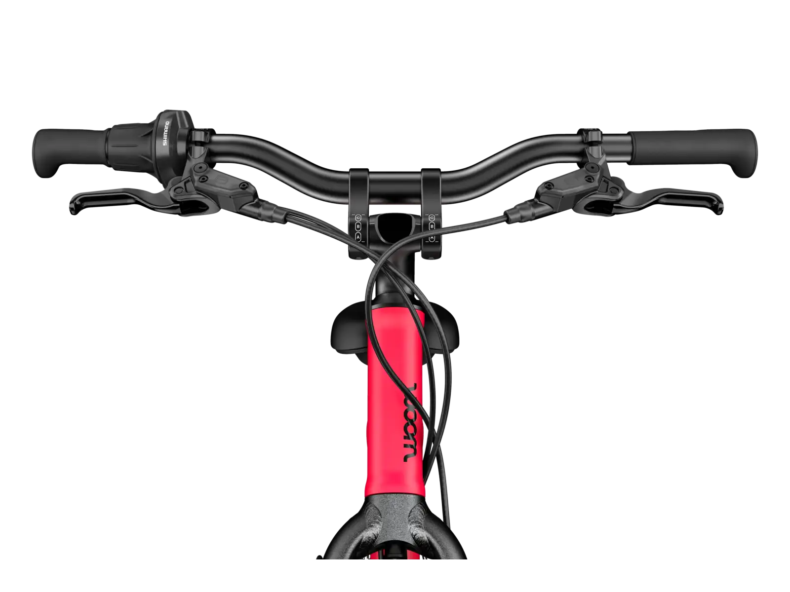 Woom 4 EXPLORE children's bike neon pink