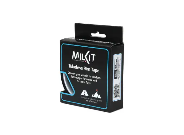 milKit tubeless rim tape 10 m x 32 mm black