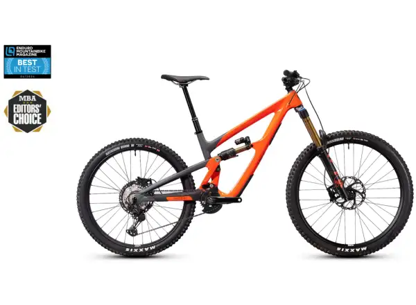 Ibis HD6 Eagle 90 full-suspension mountain bike Orange
