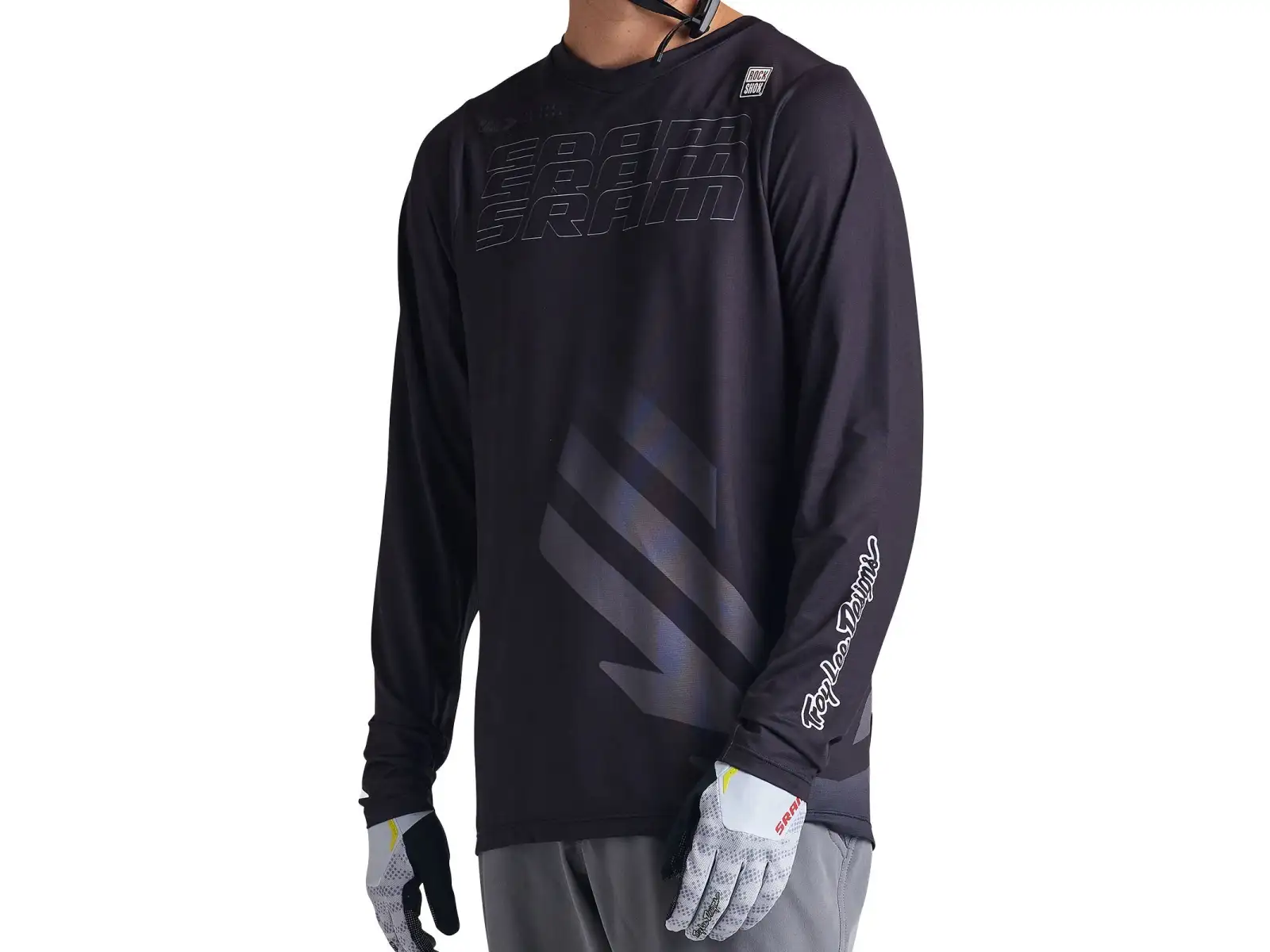 Troy Lee Design Skyline SRAM Eagle One men's jersey short sleeve Black