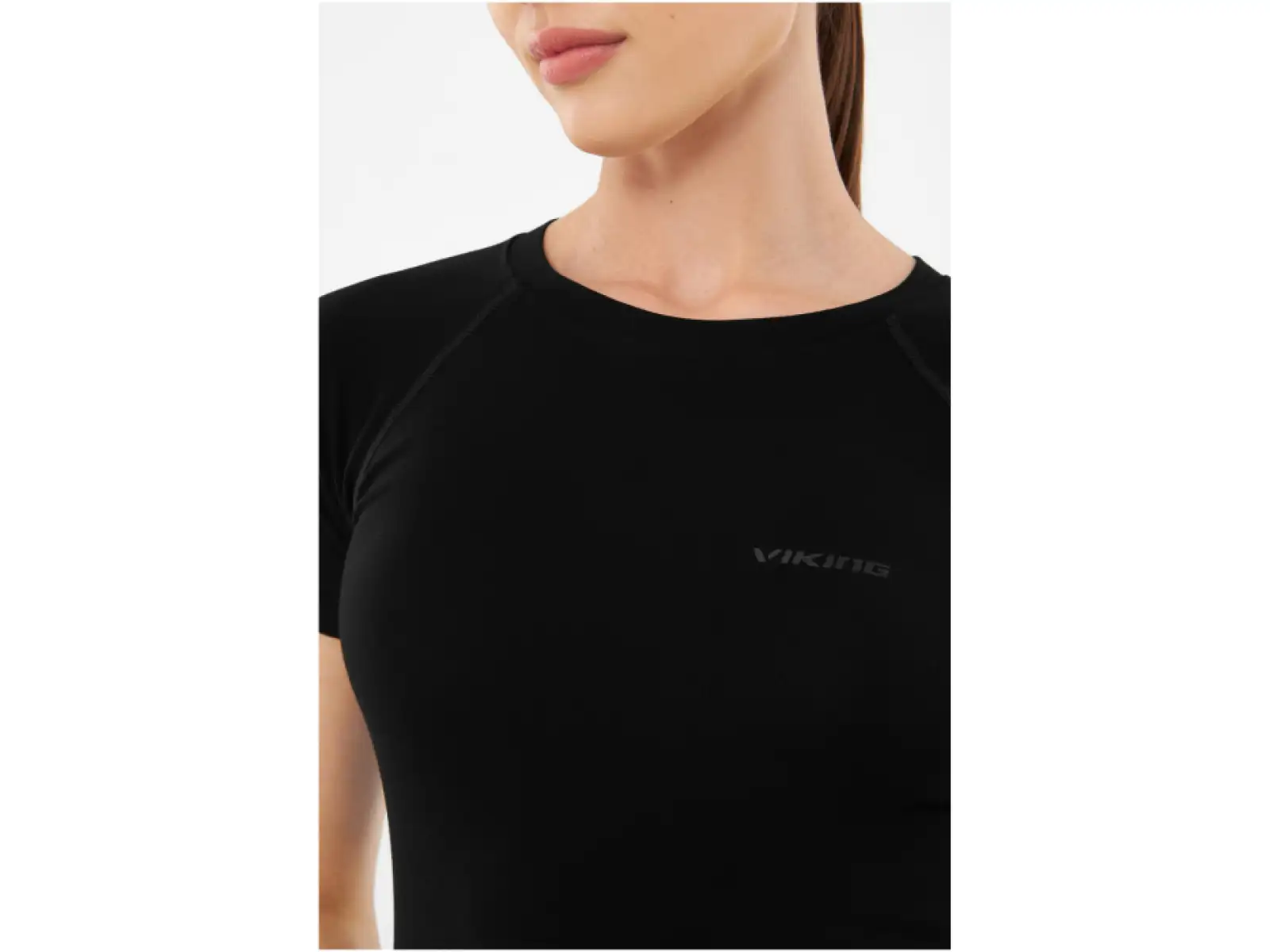 Viking Lockness women's T-shirt short sleeve Black