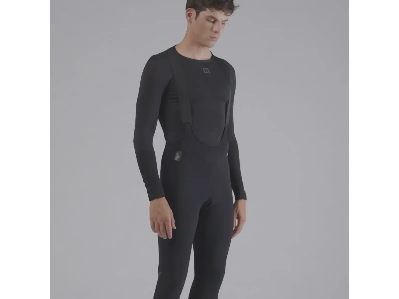 Alé R-EV1 Thermo Shield men's winter cycling pants Black