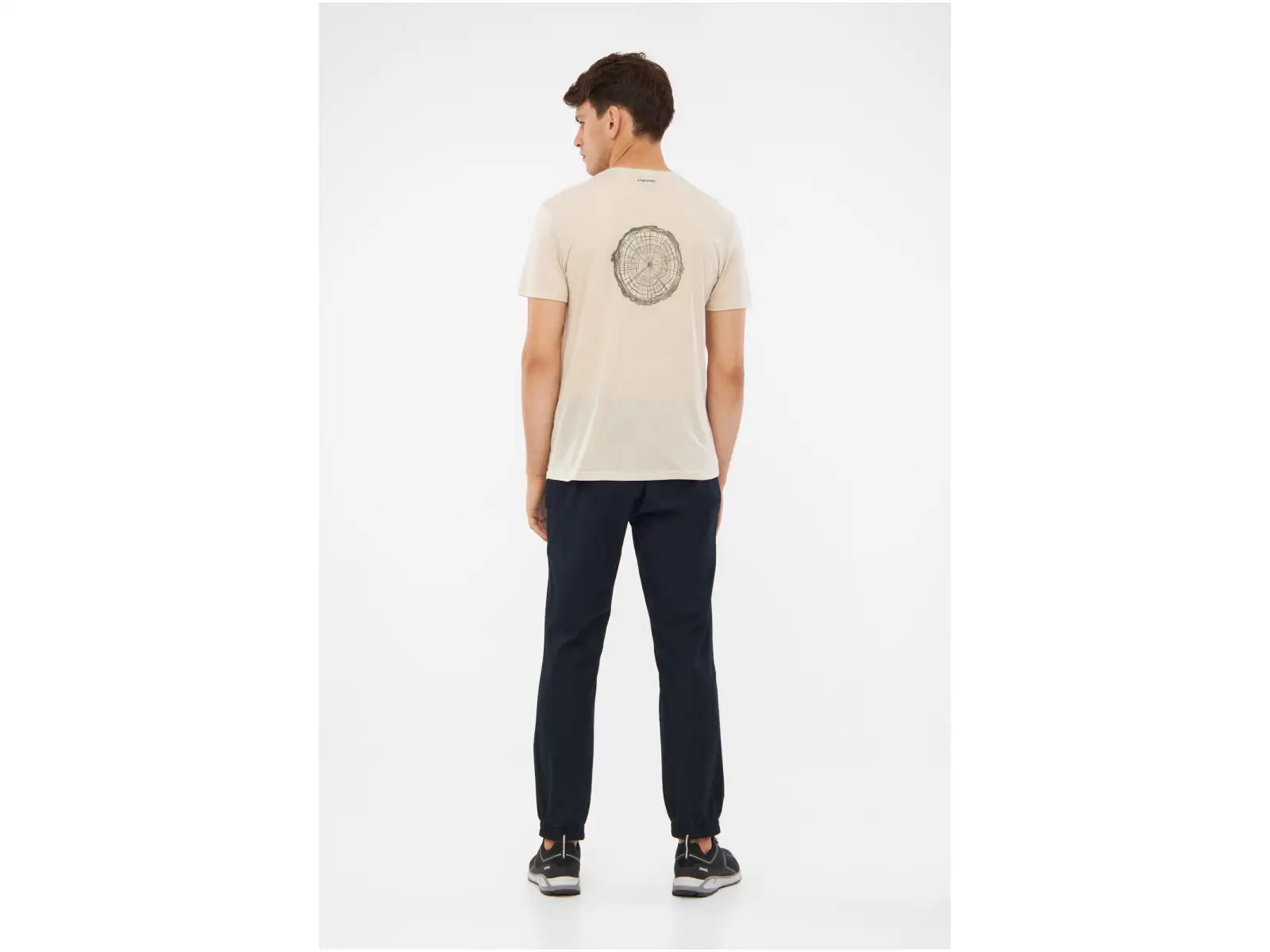 Viking Rune men's T-shirt short sleeve beige/olive