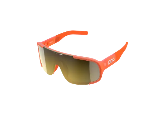 POC Aspire glasses Fluorescent Orange Translucent/Clarity Road/Partly Sunny Gold