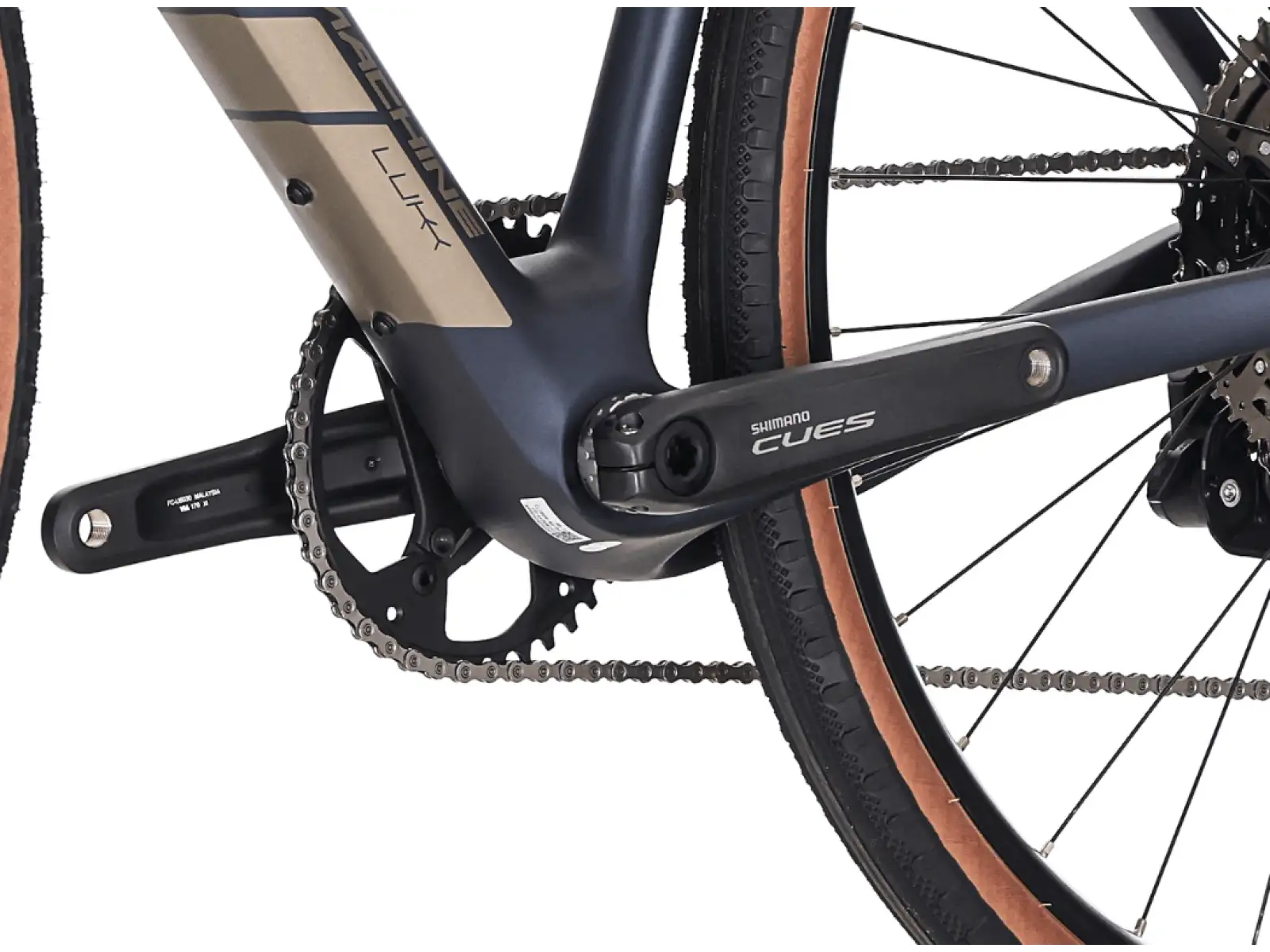 Rock Machine Lukk Cr 10 gravel bike Matte Deep Ocean Blue