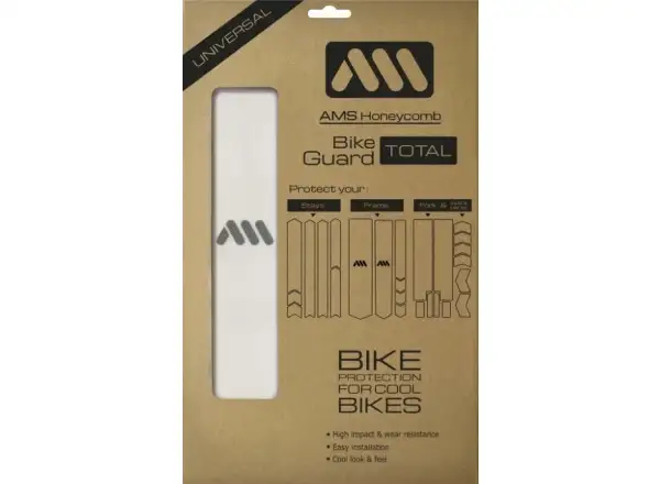 All Mountain Style frame protection decals Total Clear/Silver